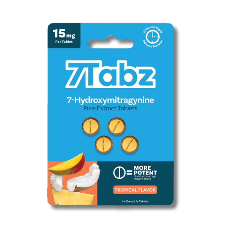 7Tabz 7-OH 15mg Tablets - Tropical - Kratom Warehouse