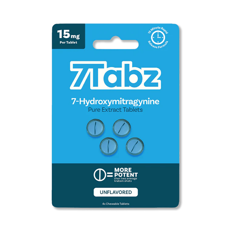 Shop 7Tabz 15mg Unflavored 7-OH Tablets at Kratom Warehouse