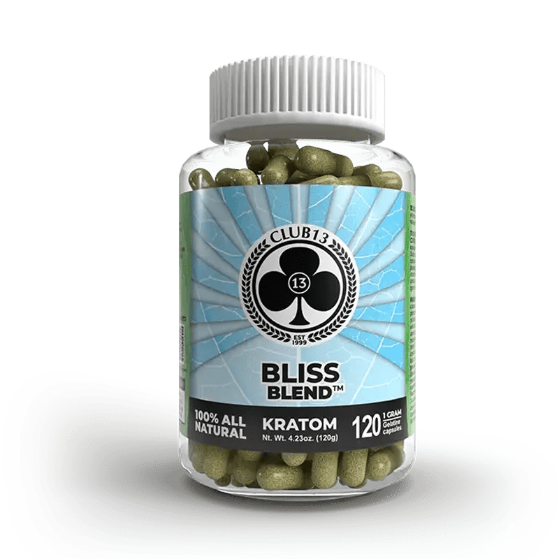 Club13 Bliss Blend Kratom Capsules 120ct at Kratom Warehouse