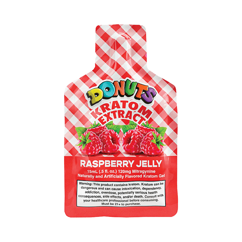 Donuts Raspberry Jelly Kratom Extract Gel 
