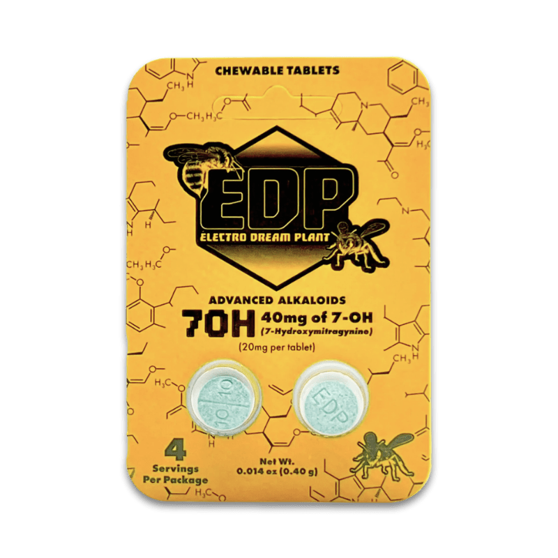 EDP 7 - OH 40mg Tablets 2ct Single Pack at Kratom Warehouse