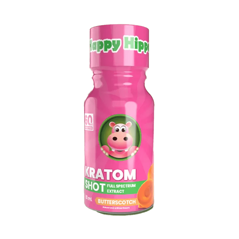 Buy Happy Hippo Butterscotch Kratom Extract Shot at Kratom Warehouse
