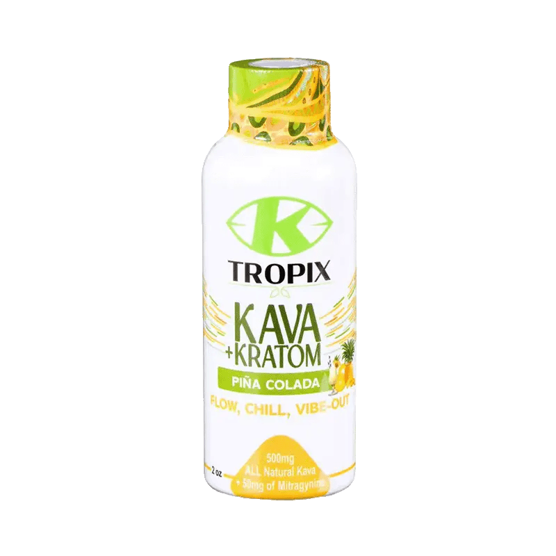 K-Tropix Pina Colada Kava + Kratom Shot at Kratom Warehouse
