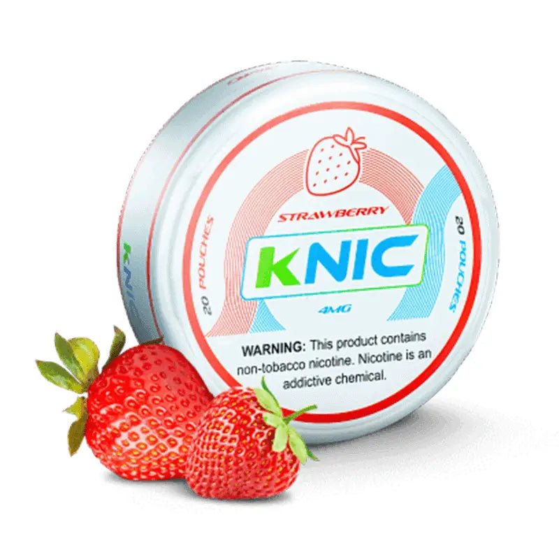 KNIC Nicotine Pouches - Cherry - 4mg - Single Can at Kratom Warehouse