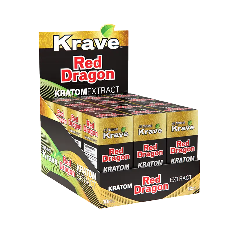 Krave Botanicals Red Dragon Kratom Extract Shot