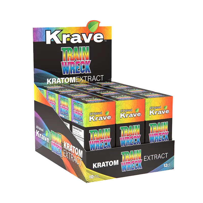 Krave Botanicals Trainwreck Kratom Extract Shot