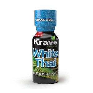 Krave Botanicals White Thai Kratom Extract Shot