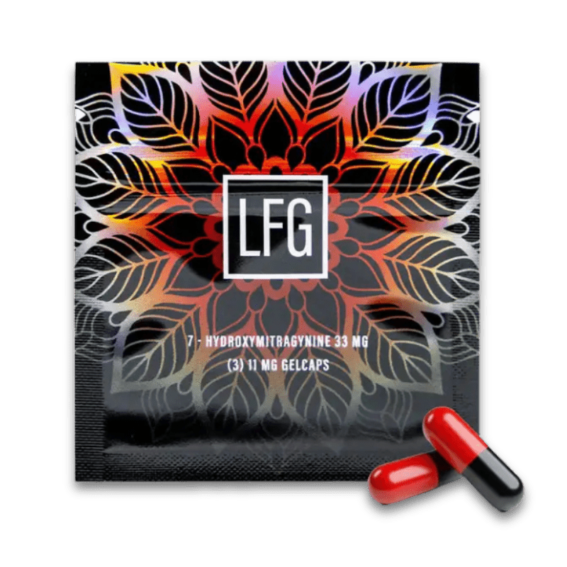 LFG 7-Hydroxy Capsules 33mg at Kratom Warehouse