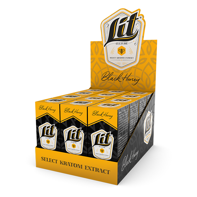 Lit Culture Select Kratom Extract Shot - Black Honey