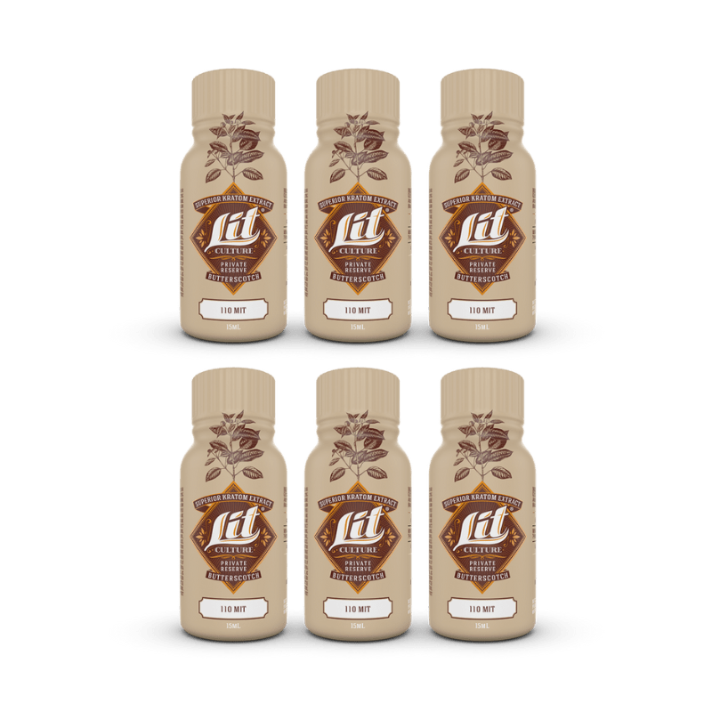 Lit Culture Butterscotch Kratom Extract Shot 110 MIT 6 - Pack at Kratom Warehouse