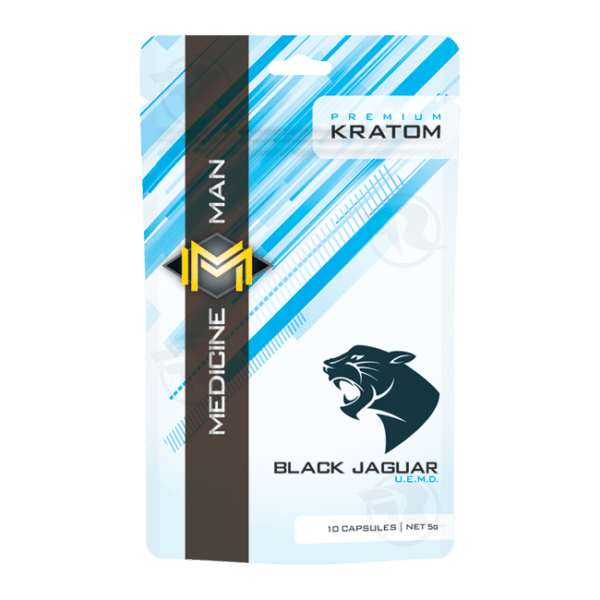 Medicine Man Black Jaguar Kratom Capsules - 25ct - at Kratom Warehouse