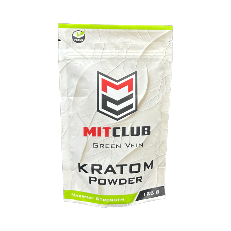 MitClub Green Vein Powder 125g at Kratom Warehouse