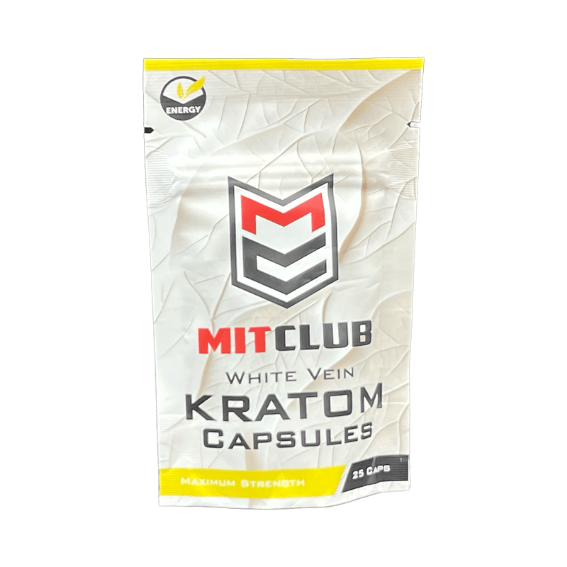 MitClub White Vein Capsules 25ct at Kratom Warehouse