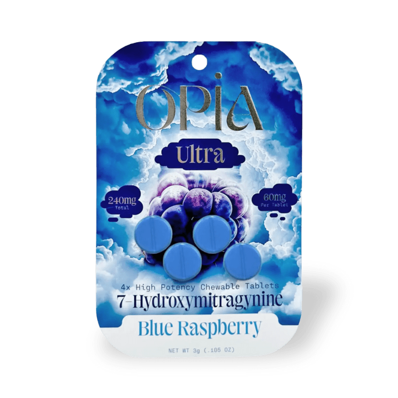 Opia Ultra 7 - Hydroxy 60mg Tablets Blue Raspberry Single at Kratom Warehouse