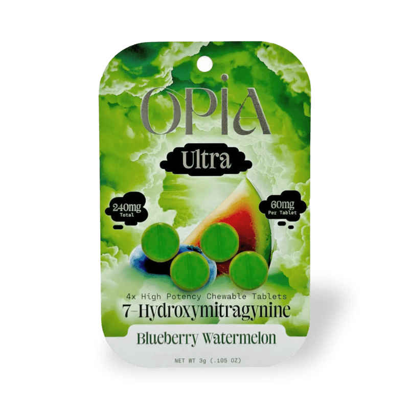Opia Ultra 7 - Hydroxy 60mg Tablets Blueberry Watermelon Single at Kratom Warehouse