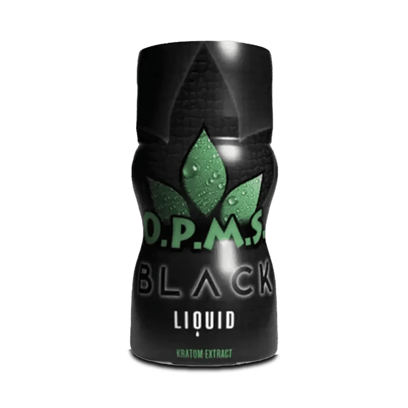 Buy OPMS Black Liquid Kratom Extract Shot at Kratom Warehouse