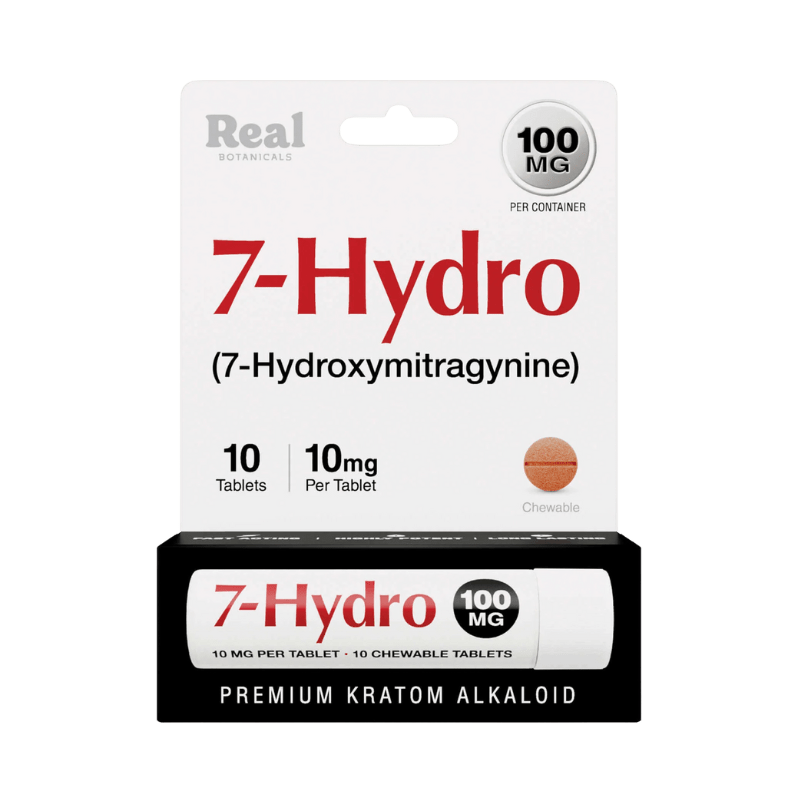 Real Botanicals 7 - Hydroxy 10mg Tablets 10ct at Kratom Warehouse