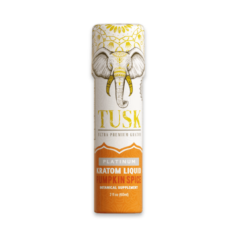 Tusk Platinum Kratom Extract Shots 300mg Pumpkin Spice Single at Kratom Warehouse