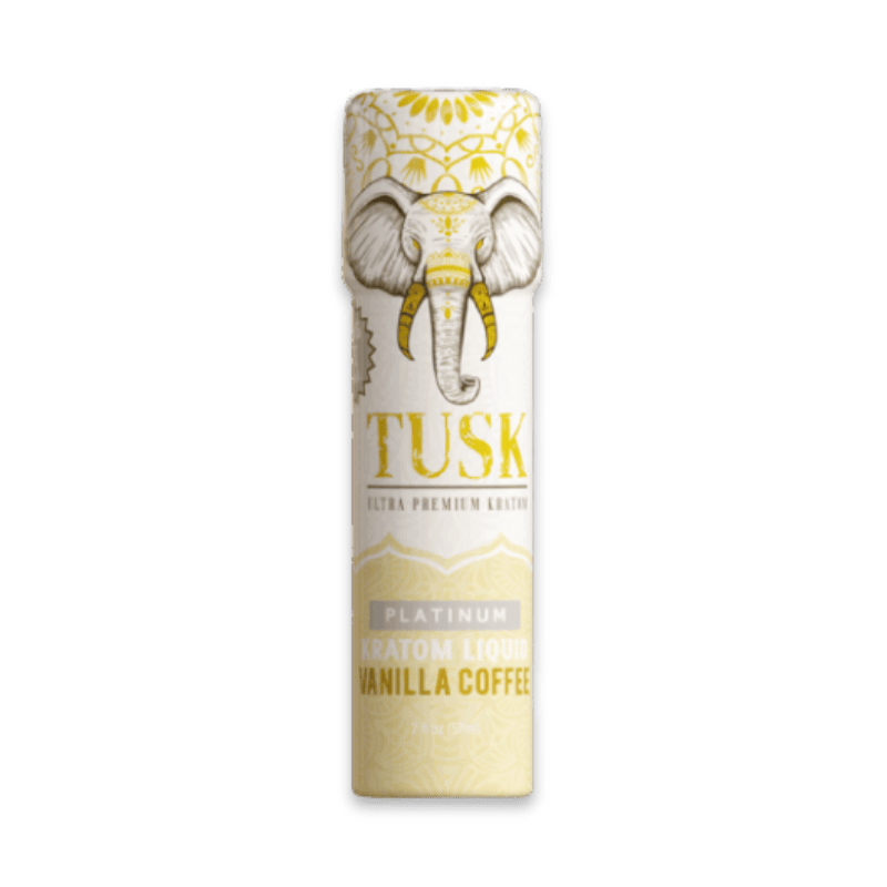Tusk Platinum Kratom Extract Shots 300mg Vanilla Coffee Single at Kratom Warehouse